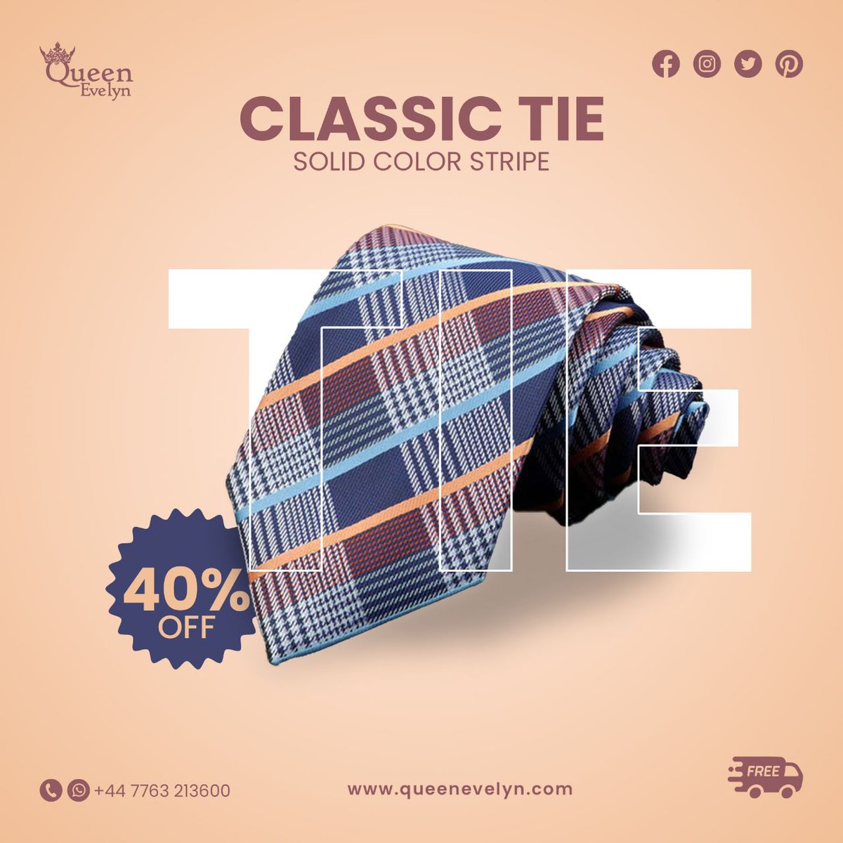QueenEvelynMode's tweet photo. Dress to impress with this stylish men's tie.
.
Product Link: https://t.co/ItEBoTyiTq
.
#mensfashion #necktie #suitandtie #tiecollection #businesscasual #workattire #formalwear #groomstyle #tieoftheday #necktieknot #tiebar #tieclip #tieaccessories #tieaddict #QueenEvelynOfficial https://t.co/Qaj1LvybTB