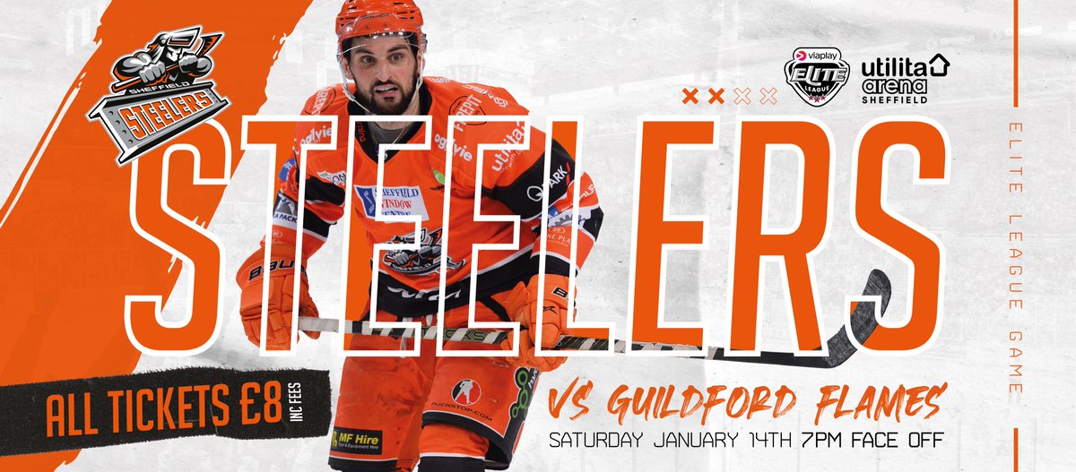 steelershockey's tweet photo. 🍊🏒 Wow, over 6500 tickets SOLD for Saturday 14th January Vs. Guildford Flames at the @SheffieldArena 

ALL TICKETS JUST £8 (inc fees) - Buy Yours HERE: https://t.co/4Jl0tBO2ur

#BleedOrange https://t.co/Jv51xATnhQ