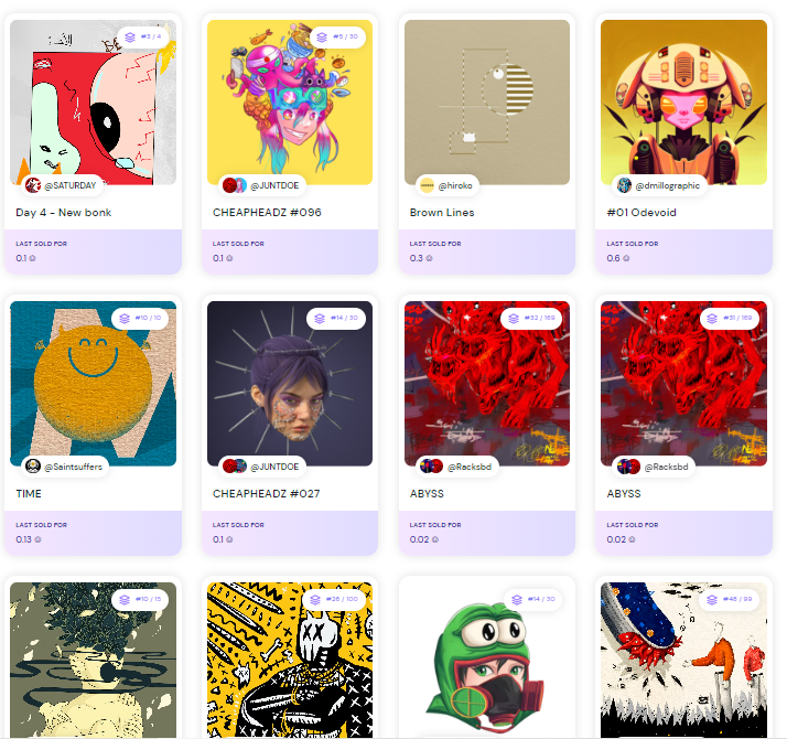 SeniorHODL's tweet photo. Damn the latest pick ups for @WildTribeDAO Art Gallery are looking 🔥

Who else should I be on the lookout for?👀

Drop the artists below!👇

#NFT #NFTs #NFTartwork #NFTCommunity #ArtistOnTwitter #NFTartist https://t.co/WtCF80EiDh