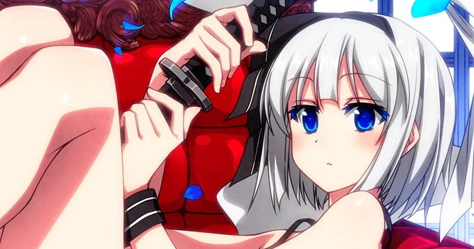 pixivFANBOXでソファに収まる妖夢ちゃんの水着バージョン!を公開しました!  