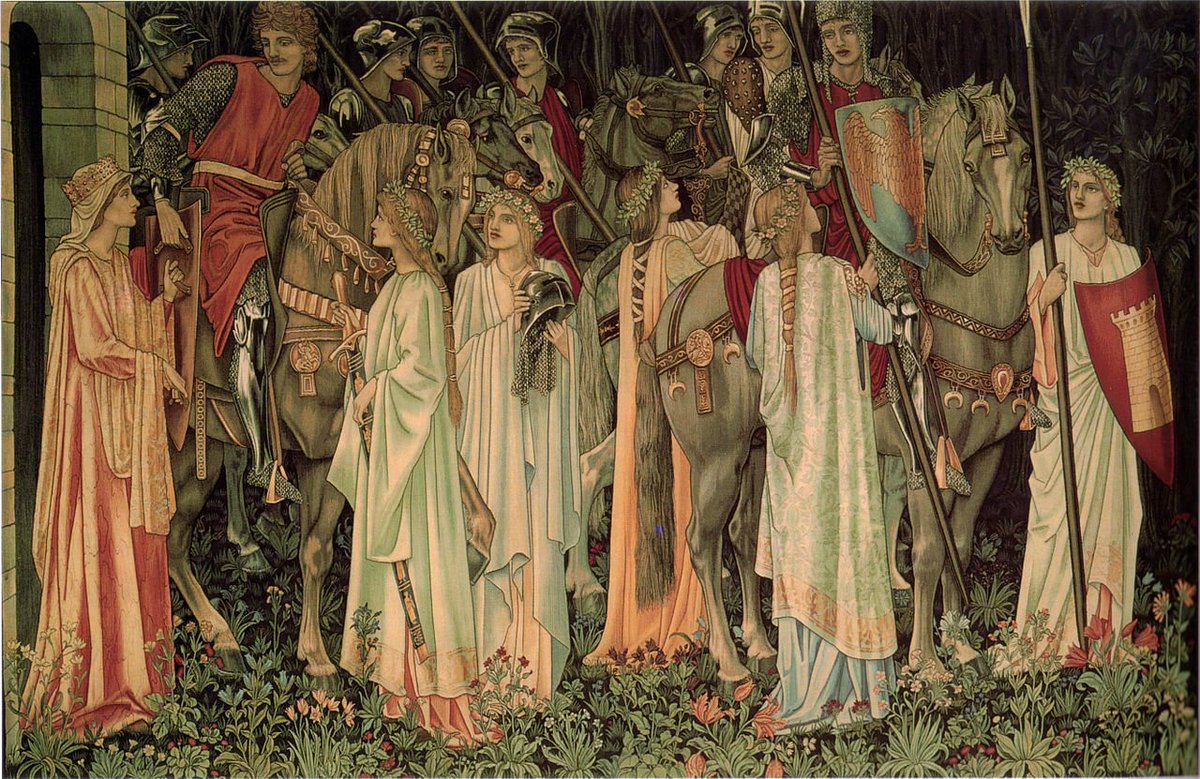 HrothN's tweet photo. Het vertrek van de graalridders.
#queeste
🎨 Edward Burne-Jones https://t.co/tI2UEp6imN