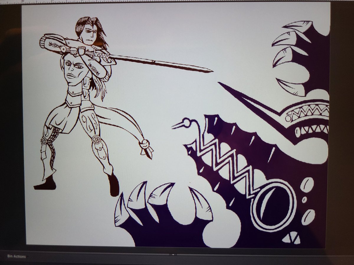 Dee18932739's tweet photo. #DailyDrawingPost-01/04/23,

Welp, that's the 2 important faces done. As always, comments, questions, and critique are appreciated

TTFN ❤️
#Champ10n #fantasy #comic #narrative #OC https://t.co/lPgsIcxsSb