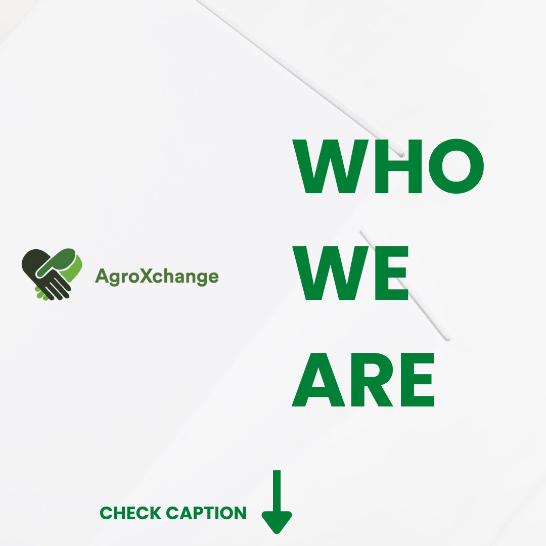 Agroxchange Technology Services Limited is a Nigerian-based digital technology company that uses satellite data to provide crop health information and monitoring in order to boost crop yield 

To learn more about us
Check our website at agroextech.com