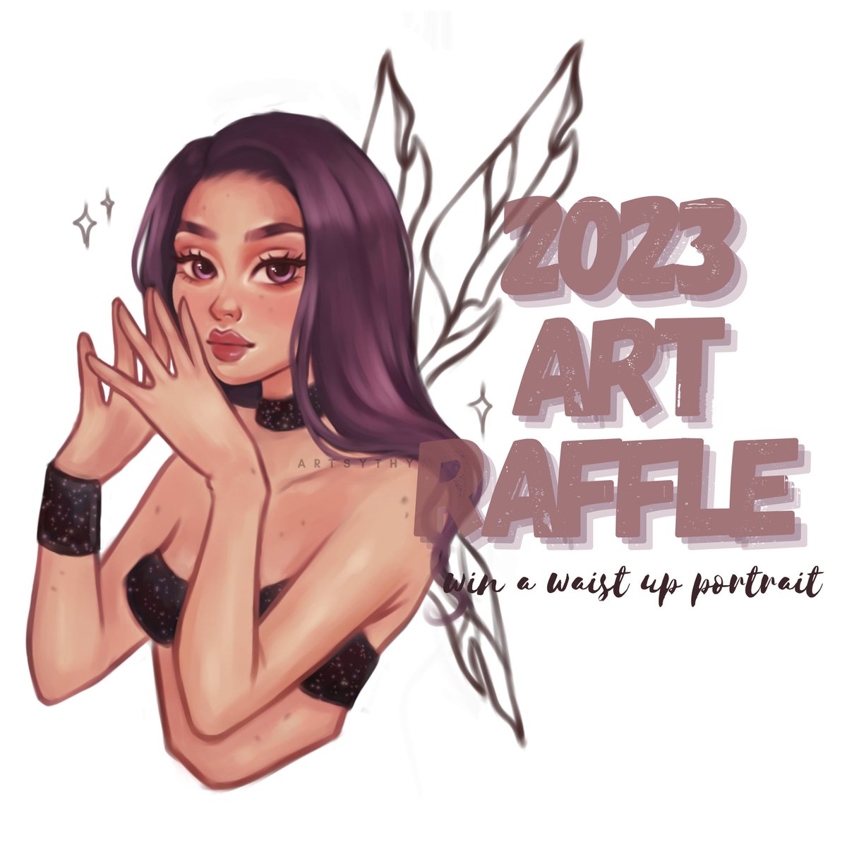 artsythymia's tweet photo. as a lil thank you for all the support, i’m welcoming the 2023 with a small ✨ART RAFFLE✨

to enter —
🤍 follow my acct
🤍 like &amp; rt this post
🤍 comment the character you want to draw (❌nsfw)

winner will get a waistup drawing (plain bg color). deadline is until jan 11! 🫶 https://t.co/DR79RTnF4S
