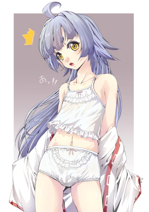 休みの最後に年賀状の娘描きました…  娘!? 