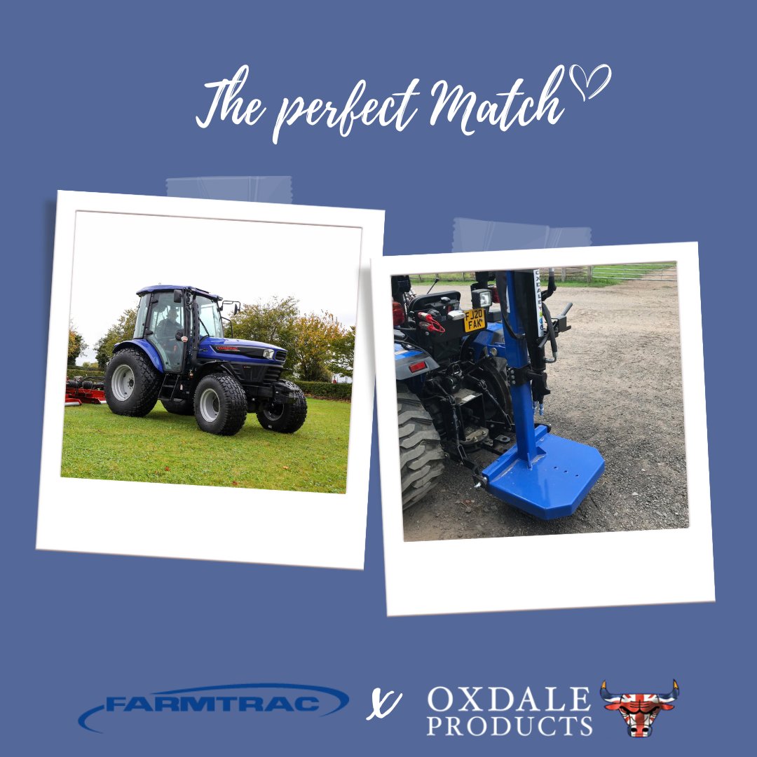 GammiesG's tweet photo. A match made in heaven 💙

What's better than a #Farmtrac? A @ReesinkAgUK  Farmtrac with a @oxdaleproducts log splitter attachment! 😍

Combine your fav brands to help you through this Winter. 

Available now on our site!  Get in touch for more info 
https://t.co/laTfF6DyPP https://t.co/zhQfmd8tEP