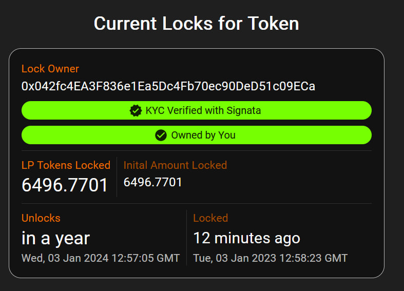 Looking to secure your liquidity with the added benefits of Signata's KYC verification? The <a href="/AGFI_Official/">Aggregated Finance</a> liquidity locker is here to help!