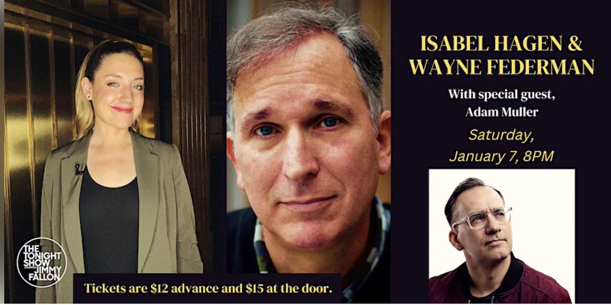 Musical stand-up comedy this Saturday, Dec. 7th as the "Classic Federman" tour continues.  Auburn (NY) Public Theater.  w/ @isabelhagen_   Info Below. <a href="/aubpubtheater/">AuburnPublicTheater</a>