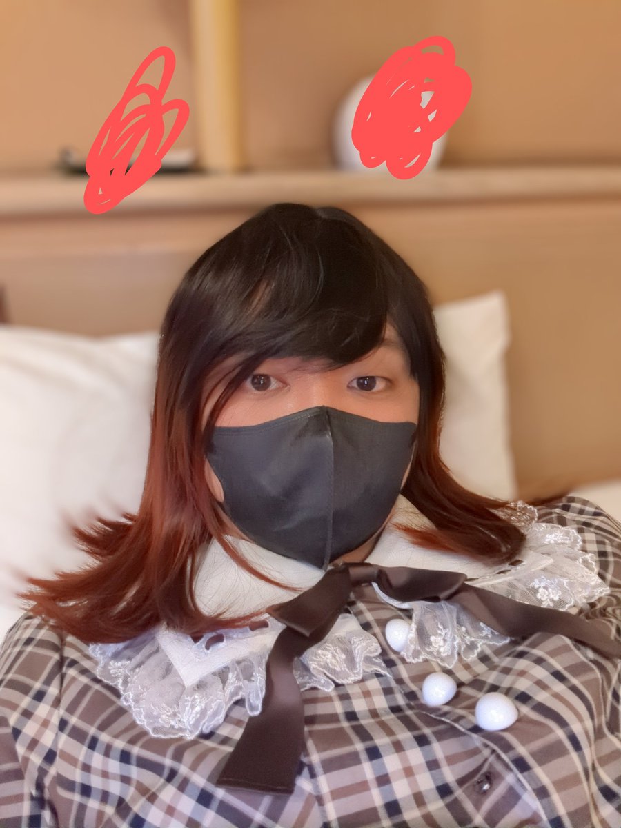 rinrintanu's tweet photo. 新しいウィッグとタイツきてみた！化粧品は通販で今度買うので、またしても首下女装；；いつもDVD 鑑賞屋さんだから、デイユース入ってみた！お洋服は前からもってるやつです
#女装
#女装男子
#女装男子は自撮りを上げろ
#女装好きさんと繋がりたい 
#男の娘
#crossdresser https://t.co/gn91AcR1uu