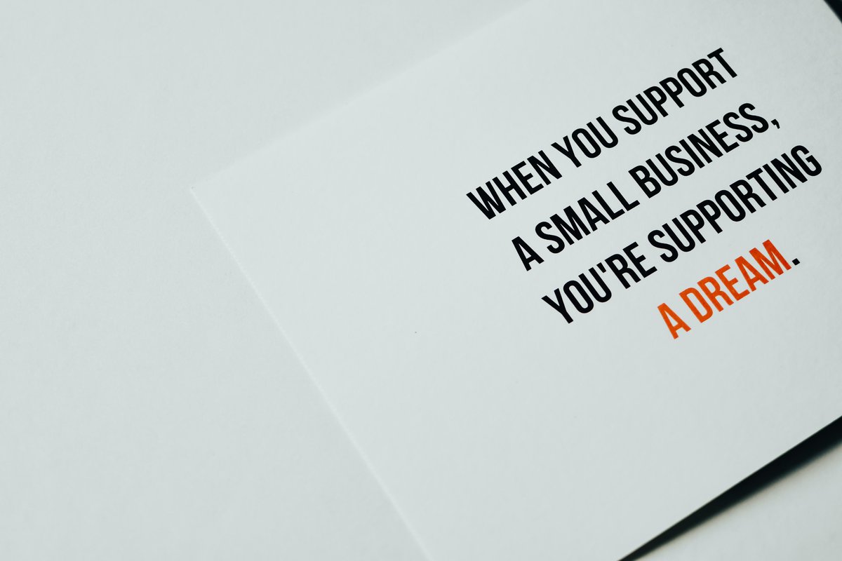 Agent360CA's tweet photo. When You Support a Small Business, You're Supporting a Dream! π
#SmallBusiness #Agent360 #Dream #Business https://t.co/gCvney8xok
