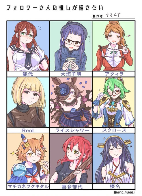 #フォロワーさんの推しが描きたい 