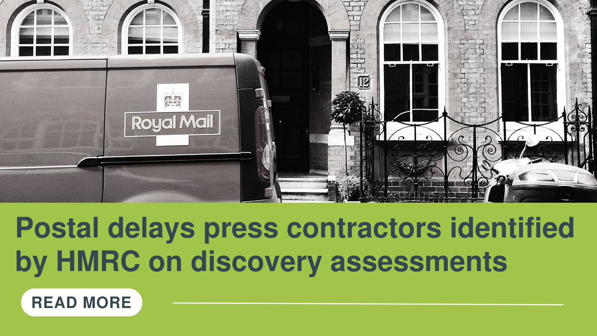 itcontracting's tweet image. Striking Royal Mail staff could sting contractors whose HMRC discovery assessment relating to the loan charge is delayed in the post. Read more: bit.ly/3jO1W18

@litrgnews and @WTTconsult comment. 

#contractors #royalmail #hmrc #loancharge