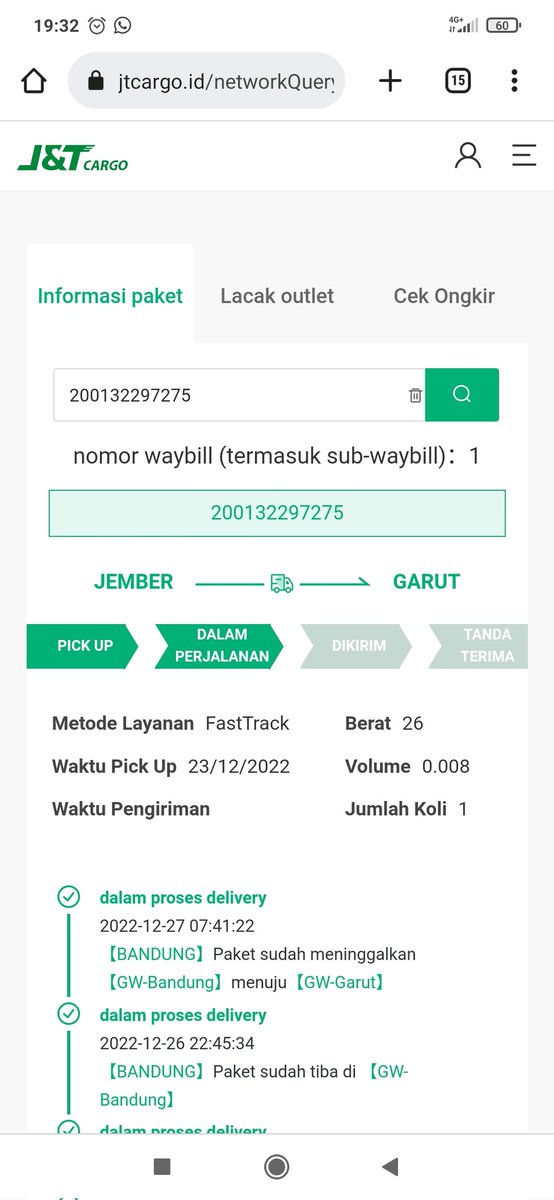 __suranto's tweet photo. @kirimpaketbesar ini gimana si paket dari tgl 23 belum sampai juga, paraaahhhh https://t.co/uIFBFIogia
