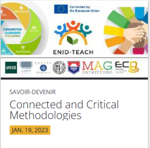 We start in fifteen days! 😀
You can now register for #FREE in the #course on "Connected and Critical Methodologies" that our partner @SavoirDevenir will start on January 19.
👉 Information and registration: hub8.eco-learning.eu/course/connect…