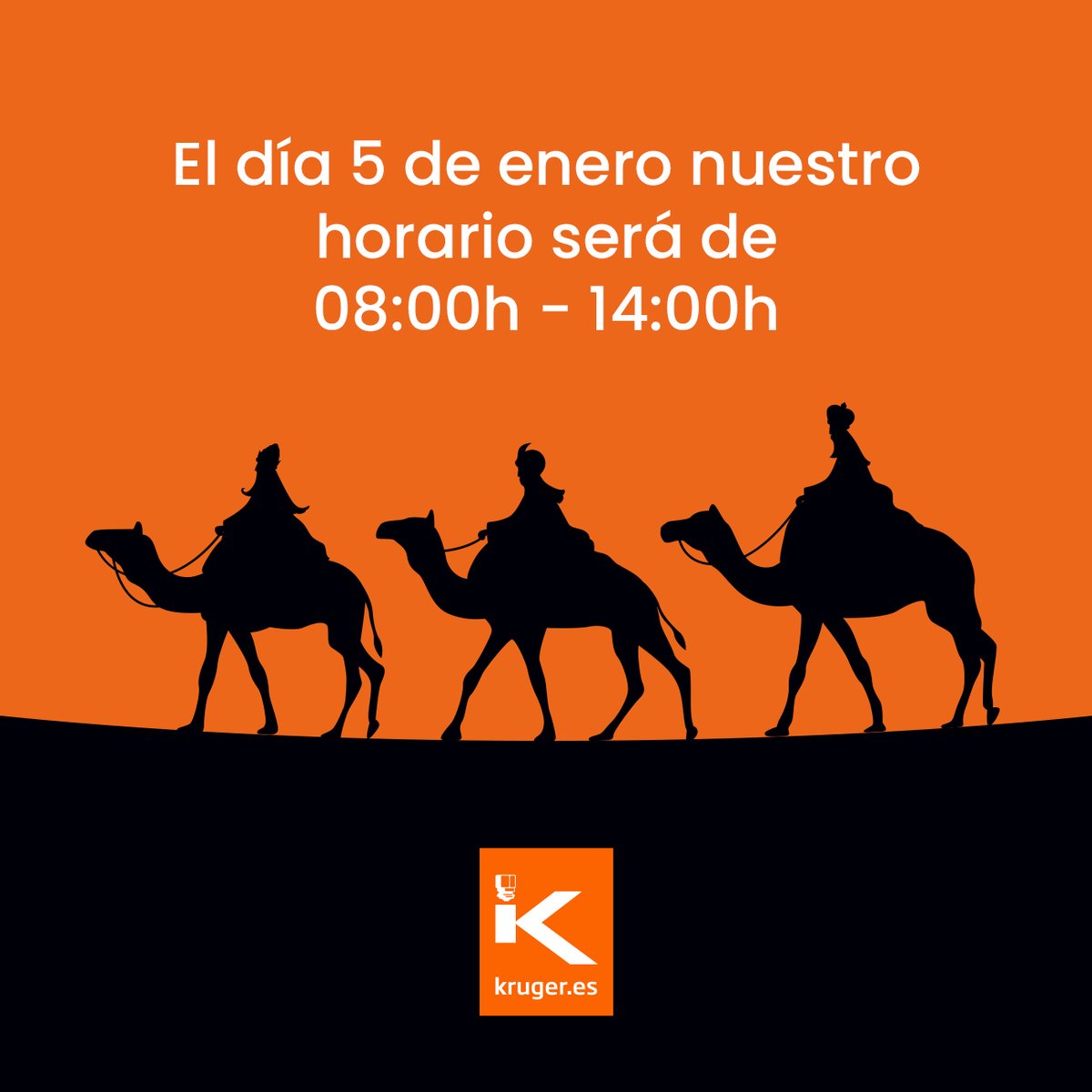 Kruger_Tech's tweet photo. El día 5 de enero tenemos horario especial. Os atenderemos de 8 de la mañana hasta las 14h.

Que paséis un buen día de Reyes. 👑

#kruger_tech #maquinariadelimpiezaindustrial #maquinariadelimpieza #diadereyes https://t.co/dJusakjXkf