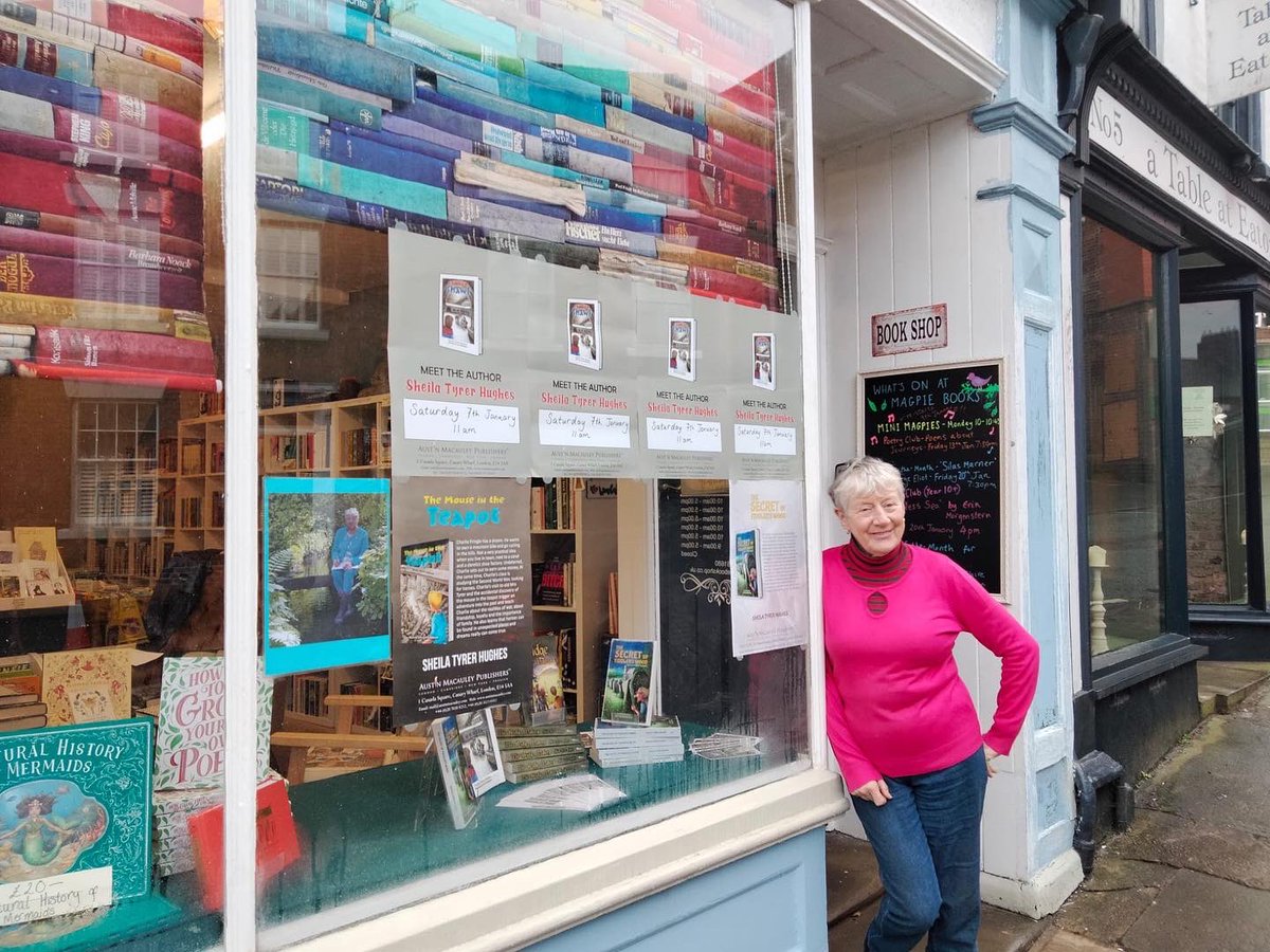 MagpieBookshop's tweet photo. This Saturday 7th at 11am we have a very special book launch for our in house author! 📖

Sheila Tyrer Hughes is releasing her third children’s book, The Red Shawl. We have lots of copies in store as well as her other books!

Come along for tea and cake and meet the author! 📚 https://t.co/roNBpT6bDq