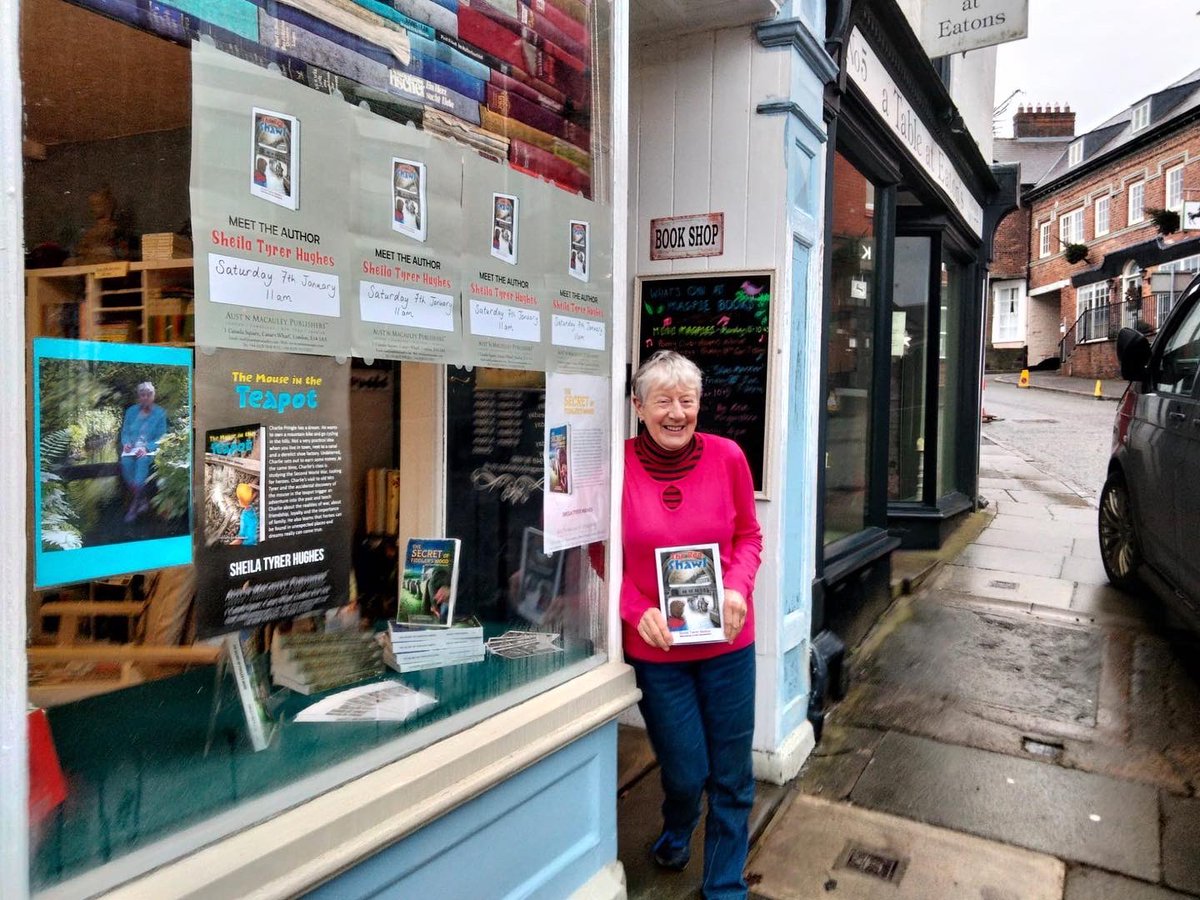 This Saturday 7th at 11am we have a very special book launch for our in house author! 📖

Sheila Tyrer Hughes is releasing her third children’s book, The Red Shawl. We have lots of copies in store as well as her other books!

Come along for tea and cake and meet the author! 📚