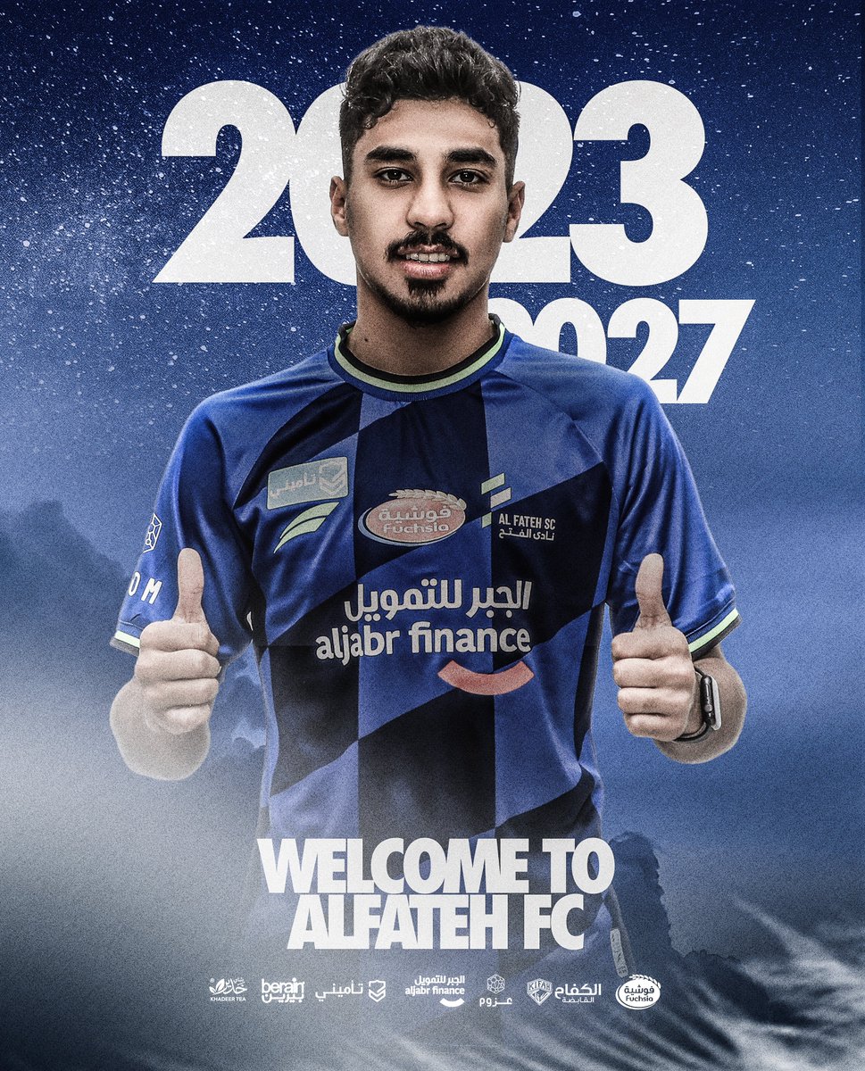 FatehClub's tweet photo. رحبوا بالفتحاوي الجديد🤩💙
سعيد باعطيه ✍🏻
ظهير أيمن💪🏻🔷 https://t.co/D5Dd2avO72