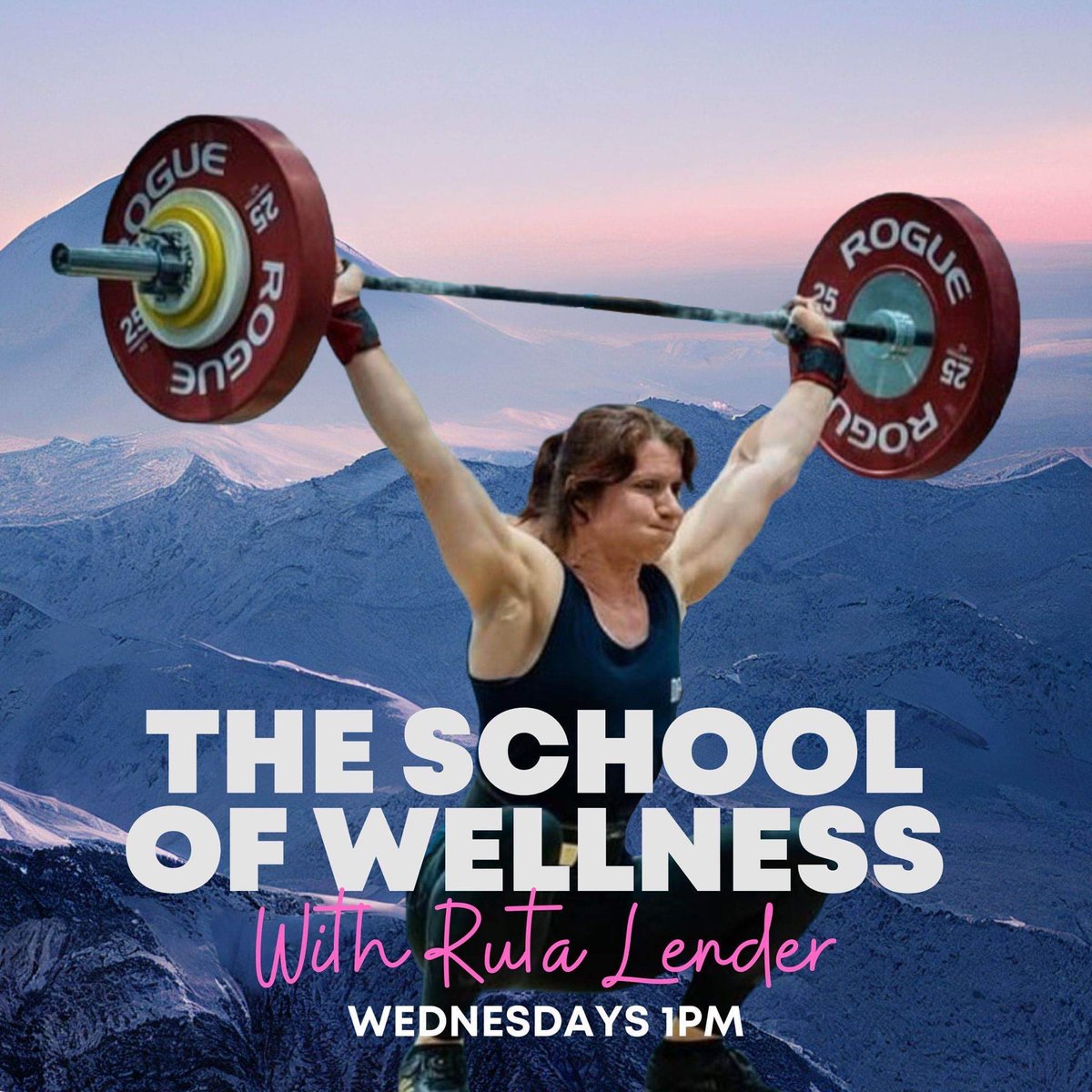 Join World Champion lifter Ruta Lender for her show “The School Of Wellness”, Right here, right now!

Tune in every Wednesday at 1pm for world class fitness and nutrition tips that can help anyone regardless of age or lifestyle 🙂 🏋️‍♀️