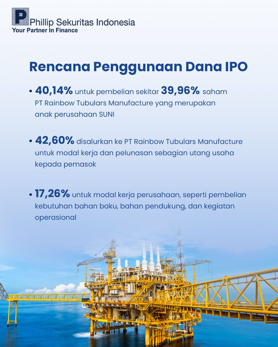 TalkToPhillip's tweet photo. Sobat Phillip, di awal tahun 2023 ini akan ada emiten baru dari sektor energy yang melantai di bursa loh!๐๐
Saatnya kenalan dengan emiten yg memiliki kode saham SUNI.
#TalktoPhillip #DuitYangKerja #Saham #POEMS #SaatnyaInvestasi #Investasi #InvestasiSaham #IPO #IPOSaham #SUNI https://t.co/3brvQmE0Ba