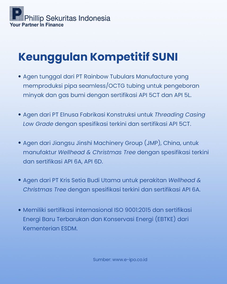 TalkToPhillip's tweet photo. Sobat Phillip, di awal tahun 2023 ini akan ada emiten baru dari sektor energy yang melantai di bursa loh!๐๐
Saatnya kenalan dengan emiten yg memiliki kode saham SUNI.
#TalktoPhillip #DuitYangKerja #Saham #POEMS #SaatnyaInvestasi #Investasi #InvestasiSaham #IPO #IPOSaham #SUNI https://t.co/3brvQmE0Ba
