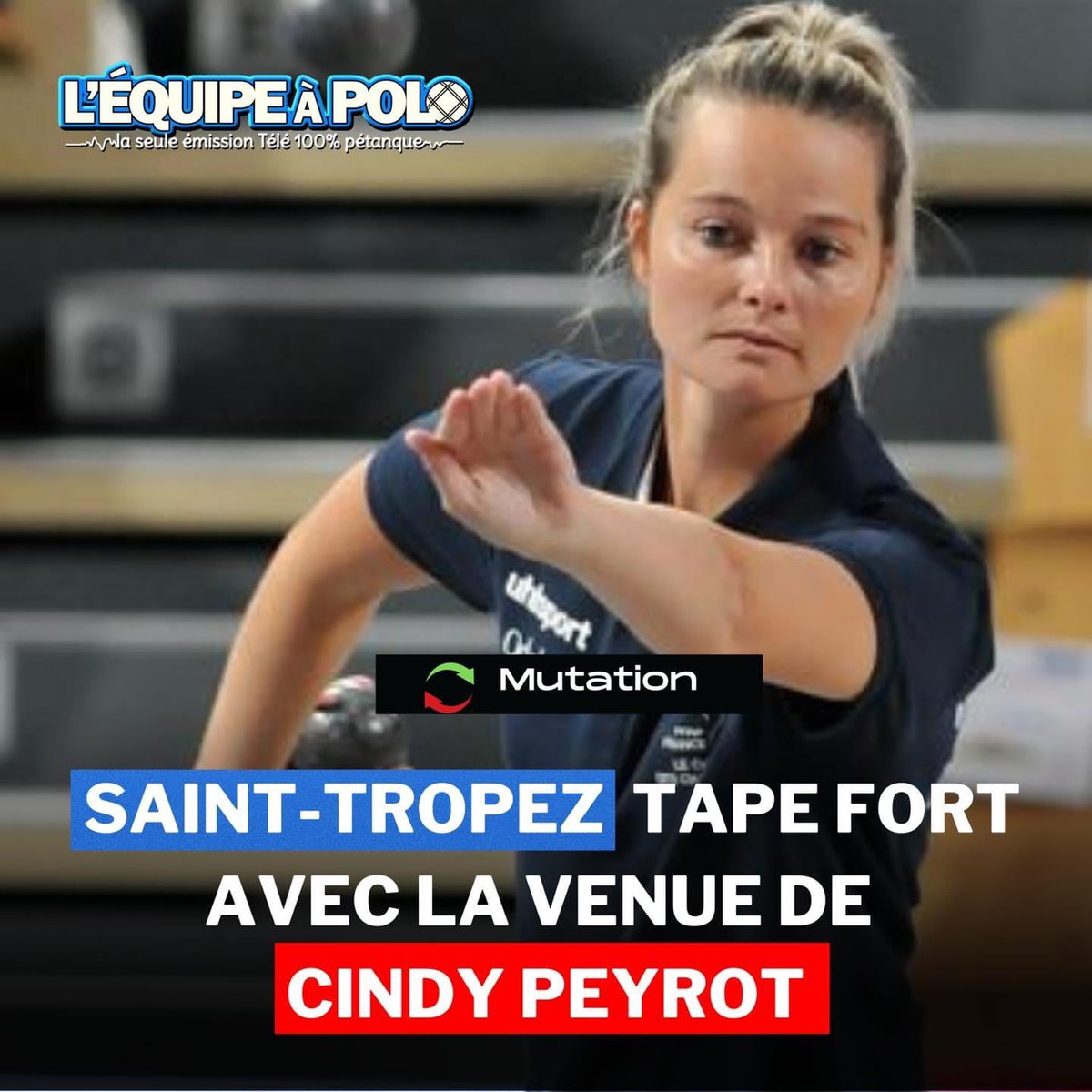 equipe_polo's tweet photo. 🚨 Transferts
 
« Saint Tropez boules petanque » se renforce en 2023 avec notamment les arrivées d’Anna Maillard, de Jean Michel Puccinelli, de Ludovic Montoro, de Pierre Luchesi et de Cindy Peyrot. https://t.co/0NJ1fIm95F
