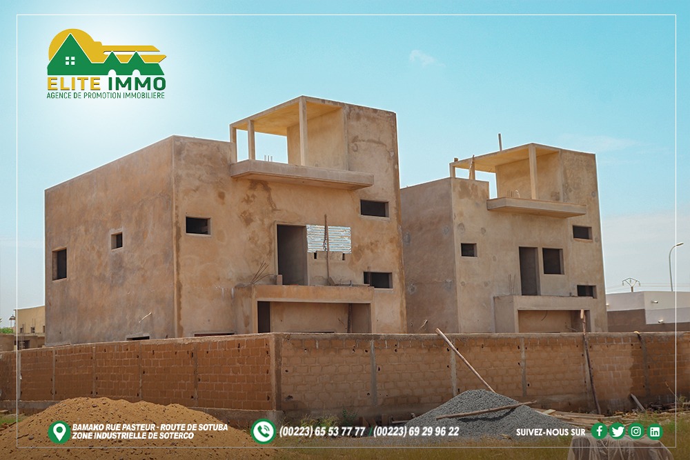 EliteMali's tweet photo. Parce que chaque famille a droit à une maison !
Nous vous en offrons... 

#Élite_Immobilier_SARL, Votre nouvelle vision de l’habitat !
Adresse : Bamako/Zone industrielle de SOTERCO/Rue Pasteur-Route de SOTUBA

#eliteimmo #immobilier #investissement #chezsoi #villa https://t.co/UUQJocPI0t
