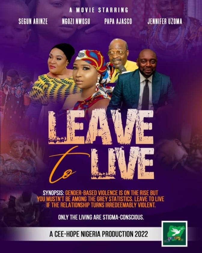 ceehopenigeria's tweet photo. #FilmCover:
#LeaveToLive #TheMovie #EndGBV #EndViolenceAgainstWomen #EndSGBV #EndDomesticViolence
Cc: @FilmFreeway @screenworlds1 @MoviePlayIFF @MoviePlayIFF @nollywoodmovies @nollywoodtweets @HeartsNigeria @goam_fund @lotufodunrin @willie4workman @segunarinzeaina @bettyabah https://t.co/IKy3kqWpOK