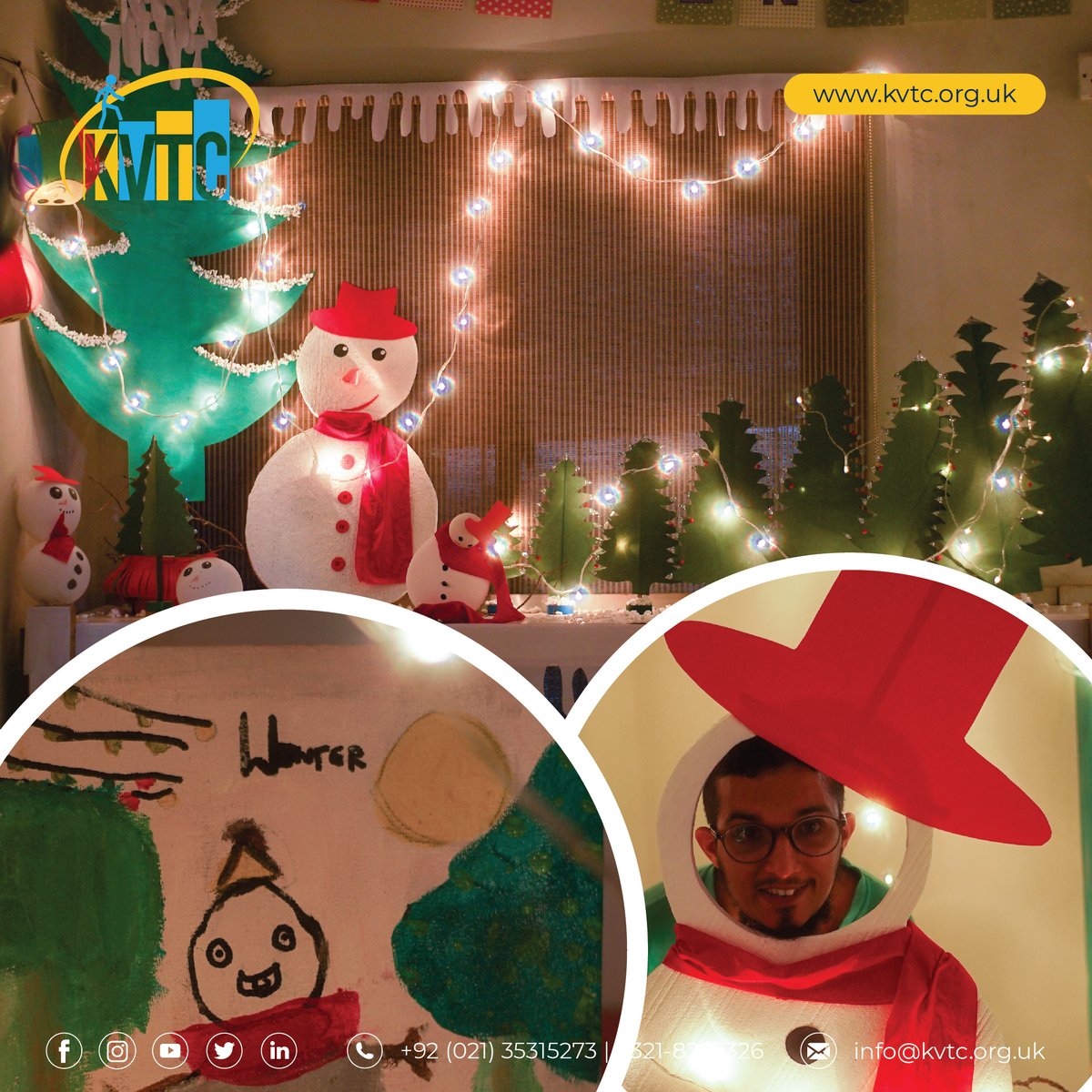 kvtc1991's tweet photo. WINTER LAND AT THE MONTESSORI
The students and teachers of the Montessori welcomed the Winters by creating beautiful crafts, snowmen and conifers. There was even a snowfall warmed by the fireplace too!!!
#KVTC #welcomewinters #tistheseason #montessorikids #specialneeds https://t.co/VV8iPXO43A