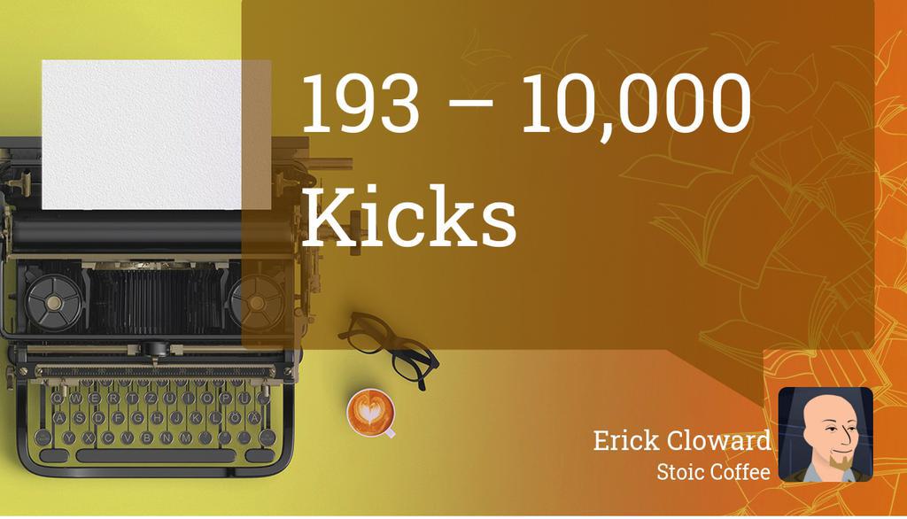 There are so many less important things that we waste our time and energy on that keep us from achieving our dreams.

Read the full article: 193 – 10,000 Kicks
▸ lttr.ai/6h3H

#Stoicism #Stoic #MarcusAurelius #BruceLee #Practice #CoffeeBreak #StoicCoffeeBreak