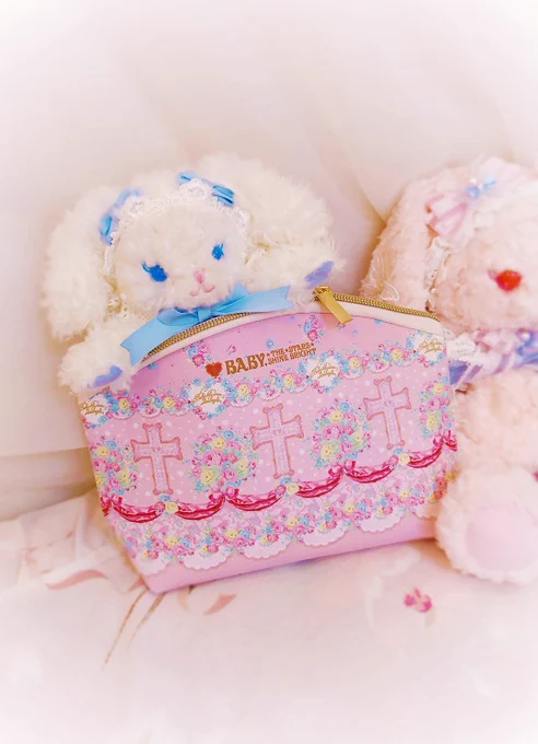 BABYのポーチゲットしてきました結構大きめでいっぱい入りそう 