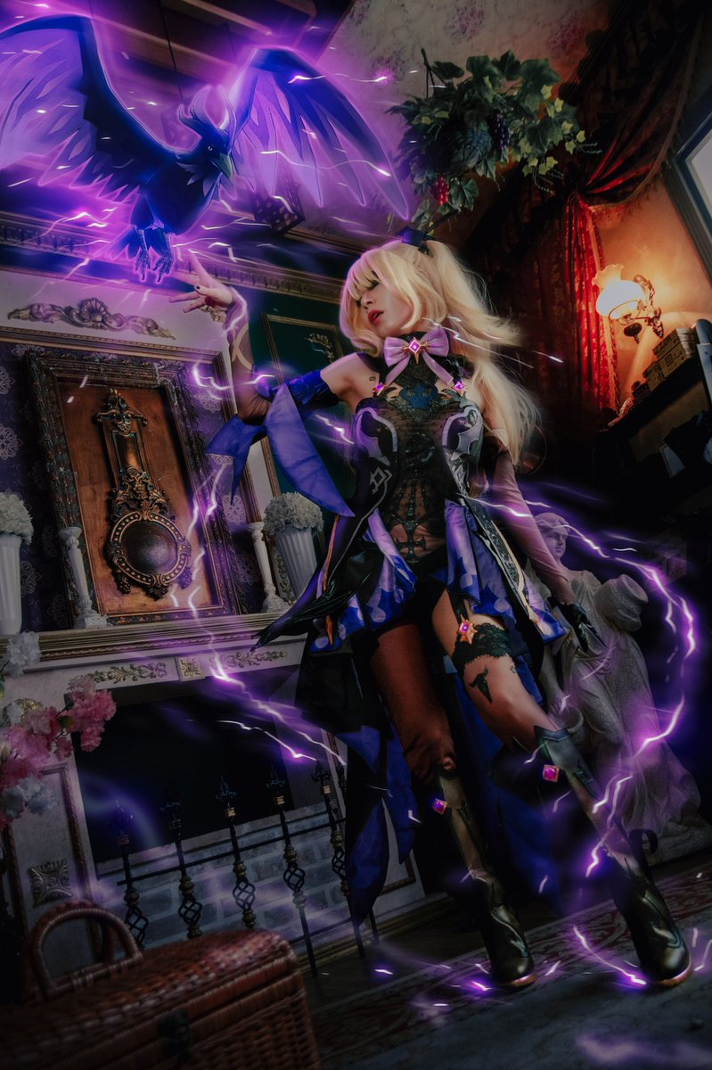 raechiicosplay's tweet photo. All the cosplays I did for 2022. I always aim for quality over quantity… after all, I don’t really have the luxury of time to always do this so might as well give it my best whenever I have a chance to do a cosplay. 
First stop: #Fischl from #GenshinImpact 
#fischlcosplay https://t.co/5bkpn7apv5