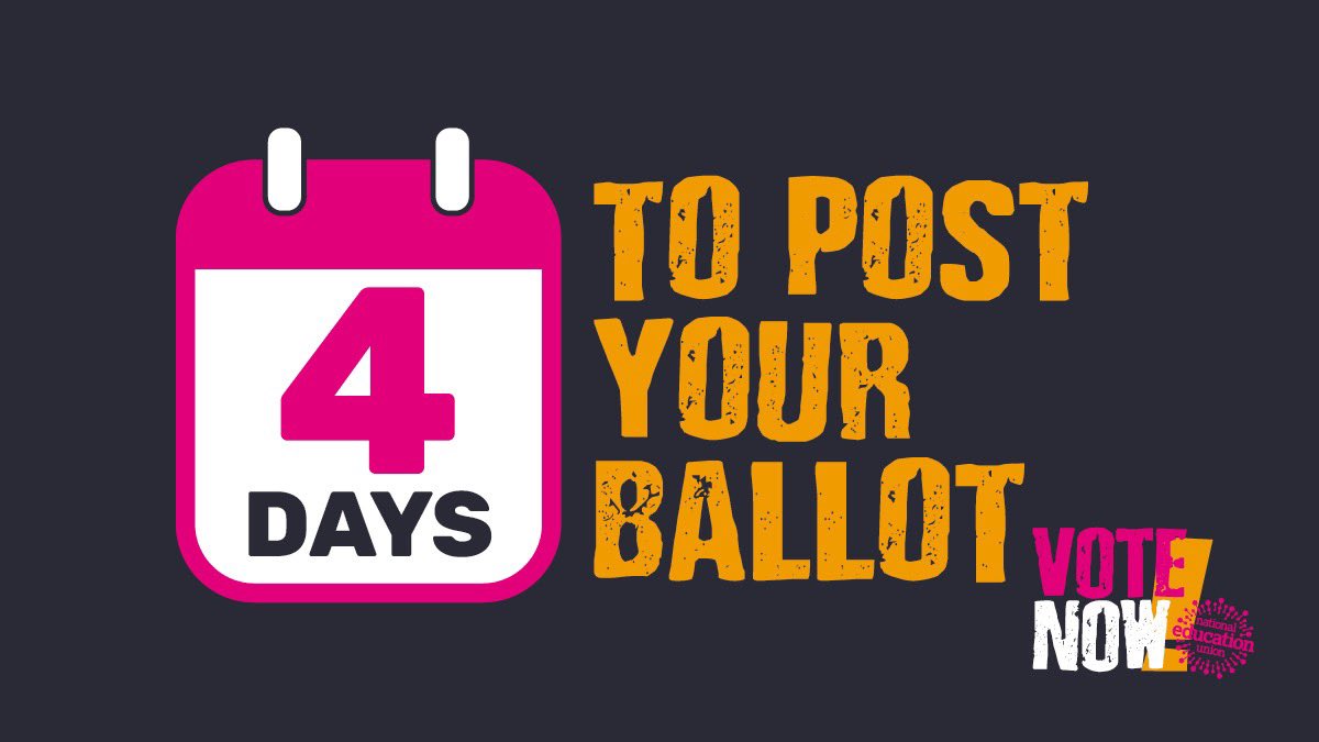 misshollytea's tweet image. Fellow educators! Have you posted your ballot? You have until 7th Jan - what are you waiting for! #ValueEducators #ValueEducation #PayUp #SupportTheStrikes #GeneralStrikeNow #EnoughIsEnough #EducatorsDeserveBetter