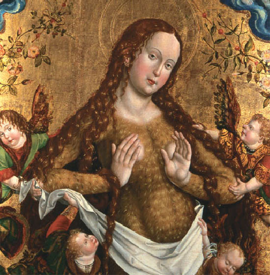 vagina_museum's tweet image. This hairy lady is supposed to be Mary Magdalene. In the 15th and 16th centuries, Mary Magdalene was frequently depicted covered in body hair. You probably have Questions about this, starting with "why" and ending with "WTF". We'll try our best to answer them.