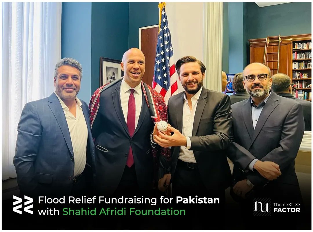 NajamUsmani6's tweet photo. Collaborated with @SAFoundationN to power project #RehabilitatingDreams that would create long-term accommodation for the millions of flood affectees across Pakistan. Extremely grateful to senator @timkaine &amp; @corybooker for supporting the cause outside of govt. channels. https://t.co/9GEI14XjQn