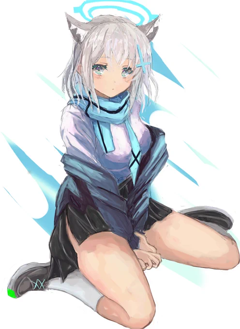 シロコさんと太もも#ブルアカ 