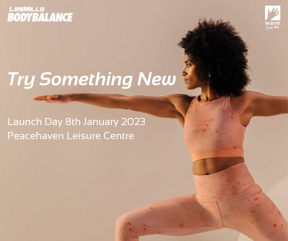 NEW LesMills classes are here! New moves and music to motivate you!

Want a taster?

The first launch day is 8th Jan at Peacehaven Leisure Centre: Body Pump at 9:30am and Body Balance at 10:35am

BOOK your space via the app, online or in centre! 
waveleisure.co.uk/exercise-class…