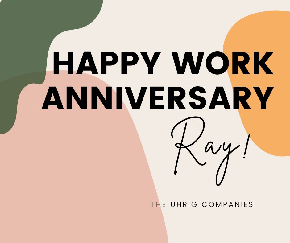 UhrigConstruct's tweet image. #WorkAnniversary #UhrigConstruction