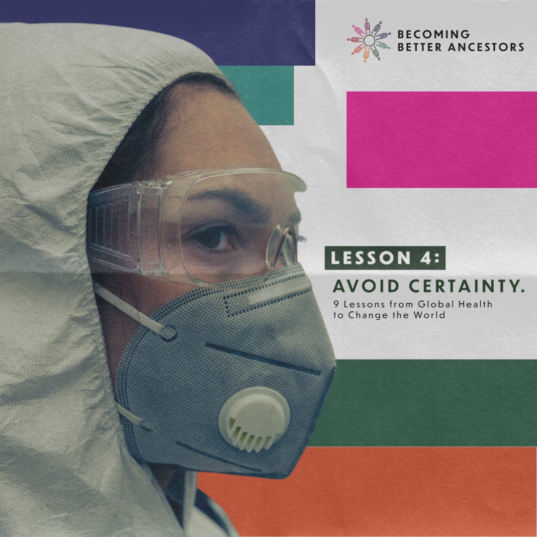 TFGH's tweet photo. #BecomingBetterAncestors: Lesson 4 of 9 to Change the World is the virtual learning series documenting the history and #9lessons learned from the campaign to eradicate smallpox. Featuring Co-founder of @TFGH, Dr. Bill Foege.
Learn about Lesson 4 ➡️ https://t.co/Br1TVIuxWz https://t.co/a9Qsj7G249