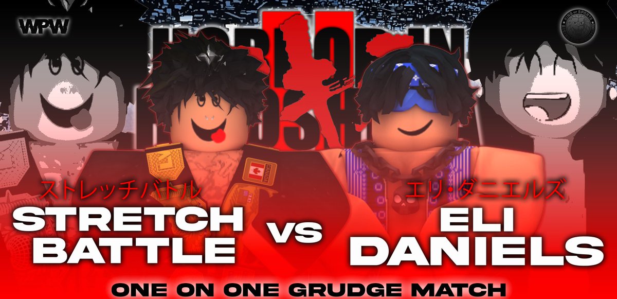 WPWMedia's tweet photo. SATURDAY!

#StretchBattle steps foot inside a WPWxRSW ring to take on #EliX at HORROR in HIROSHIMA II!

#WPW #HorrorInHiroshimaII https://t.co/09hztqlrwv