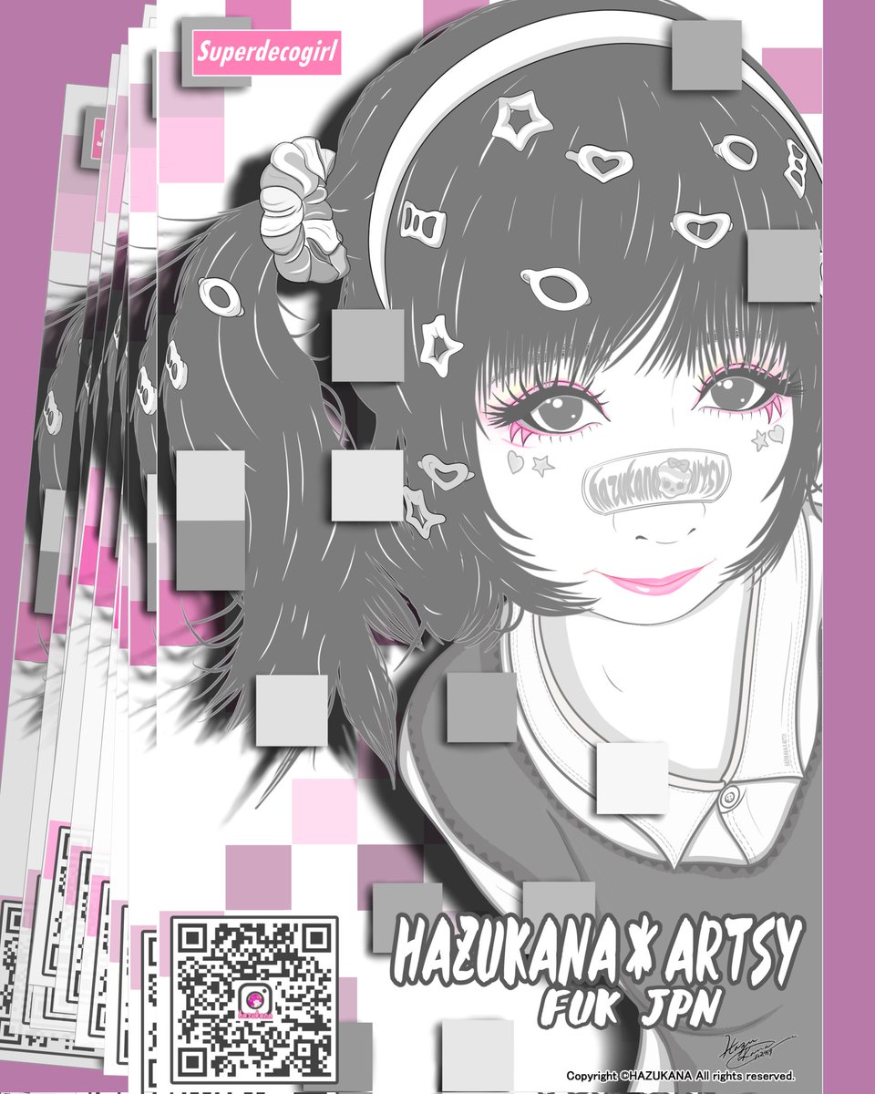 Hazukana_Artsy's tweet photo. 🎍H.N.Y🎍
Superdecogirl 2023 FUK # 30
name card sticker 3色
🥰お会いした方にお渡し予定です✨

#illustrator #art #artwork #japan #fukuoka #anime   #girl #絵画 #芸術 #미술 #デコラ #decora #harajuku #NFT  #kawaii #jk #cute #イラスト #그림 #일러스트 #그림스타그램  #popart #福岡 #原宿 https://t.co/ZIqirkbP60