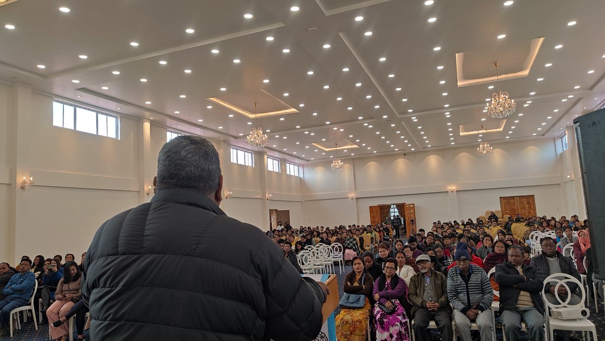 AITCCharles's tweet photo. Attended the annual gathering of all  the unit leaders today. It's an honour to  launched three campaign songs for the upcoming elections.
#BeTheChange.
@AITC4Meghalaya https://t.co/mYdA1MeRdM