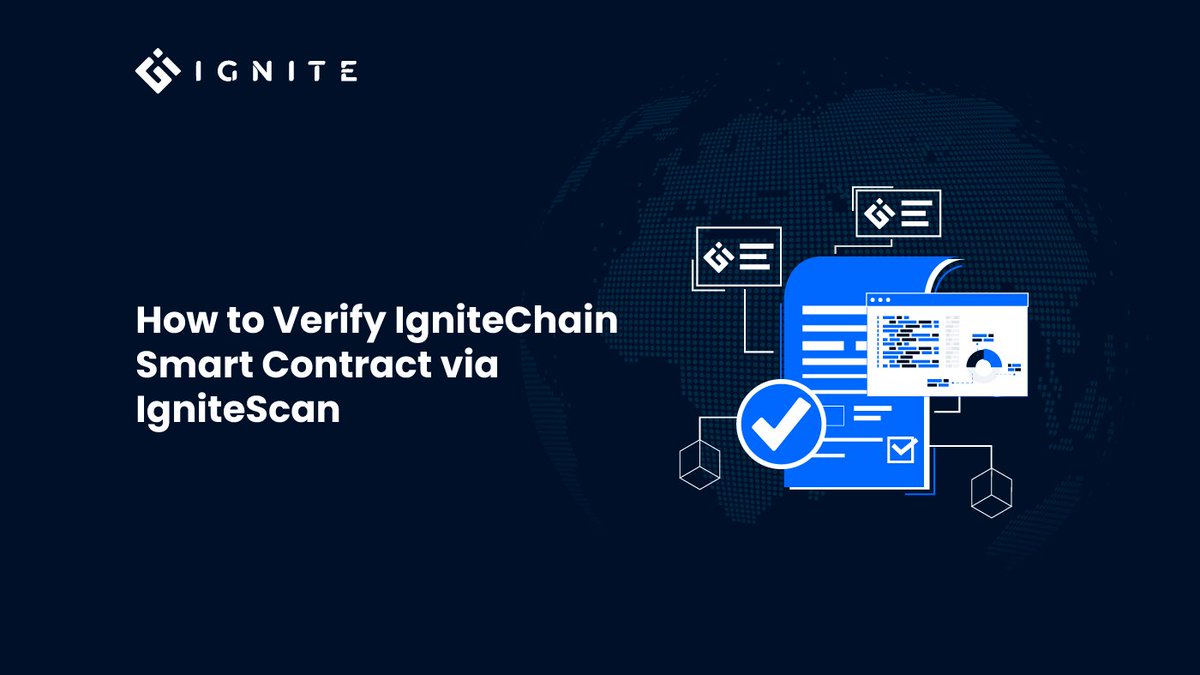 Ignite Blockchain (@ignitechain) on Twitter photo How to Verify #IgniteChain Smart Contract via IgniteScan✅
Check this link to verify IgniteChain #smartcontract via <a href="/IgniteScan/">IgniteScan | Block explorer for IgniteChain🔥</a>⤵️
blog.ignite.info/how-to-verify-… How to Verify #IgniteChain Smart Contract via IgniteScan✅
Check this link to verify IgniteChain #smartcontract via <a href="/IgniteScan/">IgniteScan | Block explorer for IgniteChain🔥</a>⤵️
blog.ignite.info/how-to-verify-…