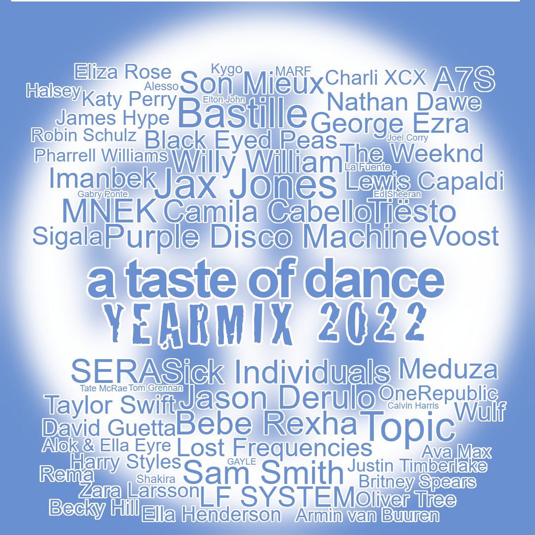 Dit jaar maakte ik voor de 16e keer de <a href="/atasteofdance/">A Taste Of Dance</a> Yearmix.

Luister 54 tracks in 57.43 minuten om terug te 'blikken' op het muzikale jaar 2022.

Luister 'm zo vaak terug als je wilt met je eigen exemplaar: s.glowfm.nl/3VKwXQP

<a href="/glowfmradio/">Glow FM</a> 

#yearmix #yearmix2022 #jaarmix