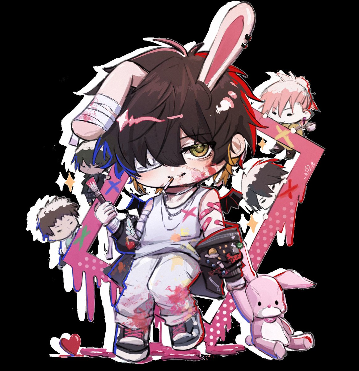 Frinky_G's tweet photo. HAPPY NEW YEAR！！！💖
#スロダメ #スロウダメージ #slowdamage  #CHiRAL https://t.co/j7scnOAnSj