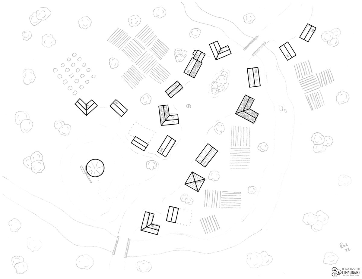 Raznag_RPG's tweet photo. Bonjour!  Hello!

Première image de travail en cours pour l’année 2023!  Il s’agit du village de Naranor! 

Picture of the first work in progress of 2023!  It’s the village of Naranor!

#dungeonsanddragons #dnd5e #dnd #dndmap #dndmaps #osr #osrmaps #rpg #ttrpg #rpgmaps #jdr https://t.co/dSvjNELX87