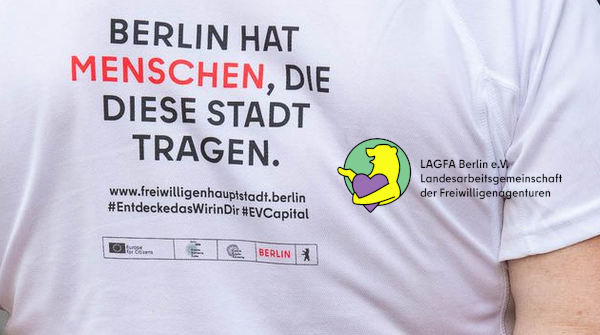 Die #LAGFA Landesarbeitsgemeinschaft der Freiwilligenagenturen #Berlin, 1998 gegründetes engagiertes Netzwerk in der Stadt, seit 2021 Verein, startet 2023 mit neuer Homepage ➔ lagfa.berlin

#MenschenEntwickelnEngagement #FreiwilligenManagement #Ehrenamtskoordination