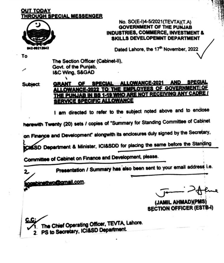 Special Thanks <a href="/romiwaseem42/">Waseem Romi</a> 🎉Dyp. Sec. Information PML Lhr, Focal Person Social Media to Chairman <a href="/ChParvezElahi/">Ch Parvez Elahi</a> Complaint Cell 
Request him that TEVTA Empl. <a href="/ShahidR62039544/">Shahid Rizwan</a> Despairty &amp; Spl. Allowance long-standing demand will be raised for possible solutions to <a href="/MoonisElahi6/">Moonis Elahi</a>