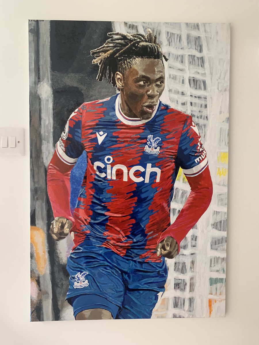 Stuart Ryan (@stuartryan11) on Twitter photo Happy New Year to you all - Just finished my latest painting of <a href="/EbereEze10/">Ebere</a> 🦅❤️💙 any likes, RT’s, comments and follows always appreciated 👍 #cpfc <a href="/CPFC/">Crystal Palace F.C.</a> <a href="/CEO4TAG/">Steve Parish</a> <a href="/Holmesdale/">Holmesdale Online</a> <a href="/TCPalacePod/">Team Called Palace</a> <a href="/OneMorePoint1/">One More Point - Crystal Palace FC Fanzine</a> <a href="/HLTCO/">HLTCO</a> <a href="/cinchuk/">cinch</a> @RedNBlueArmy1 <a href="/ultrascpfc/">Holmesdale Fanatics</a> <a href="/FYPFanzine/">Five Year Plan 🦅🏆</a> <a href="/CPFC_Supporters/">CPFC Supporters 🦅</a> Happy New Year to you all - Just finished my latest painting of <a href="/EbereEze10/">Ebere</a> 🦅❤️💙 any likes, RT’s, comments and follows always appreciated 👍 #cpfc <a href="/CPFC/">Crystal Palace F.C.</a> <a href="/CEO4TAG/">Steve Parish</a> <a href="/Holmesdale/">Holmesdale Online</a> <a href="/TCPalacePod/">Team Called Palace</a> <a href="/OneMorePoint1/">One More Point - Crystal Palace FC Fanzine</a> <a href="/HLTCO/">HLTCO</a> <a href="/cinchuk/">cinch</a> @RedNBlueArmy1 <a href="/ultrascpfc/">Holmesdale Fanatics</a> <a href="/FYPFanzine/">Five Year Plan 🦅🏆</a> <a href="/CPFC_Supporters/">CPFC Supporters 🦅</a>