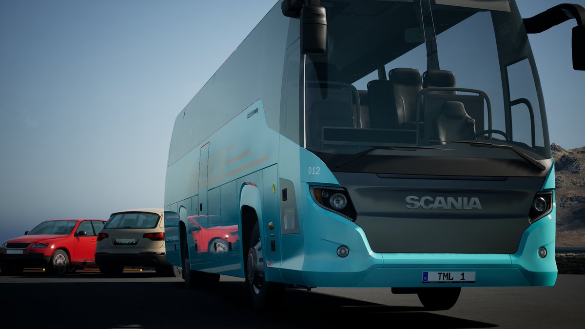 Stewbacca31's tweet image. I am trying out #TouristBusSimulator by @TMLStudios and I really appreciate the custom paint scheme by @MohSkinner - This one and many others of his creations are available on the Steam Workshop.

#BusSim #Bus #Coach #VirtualPhotography #Scania #Stewbacca3 #MohSkinner #BusTrip